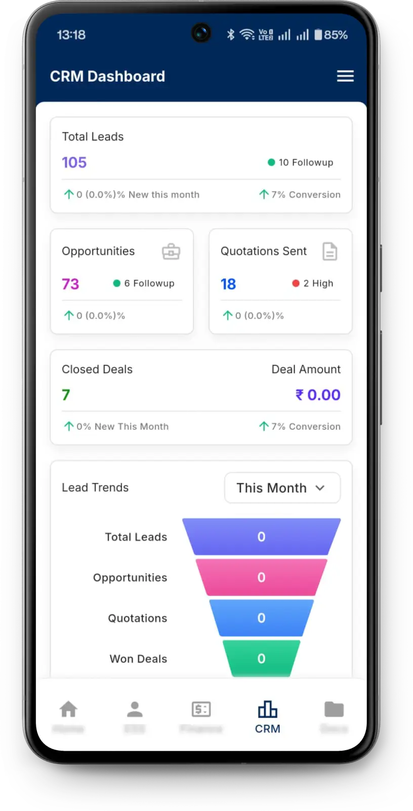Entries AI mobile app